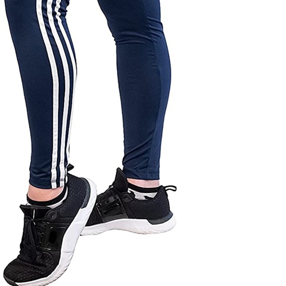 Adidas Leggings. Designed 2 Move 3 Stripes High Rise Long AthleticTights - Picture 3 of 9